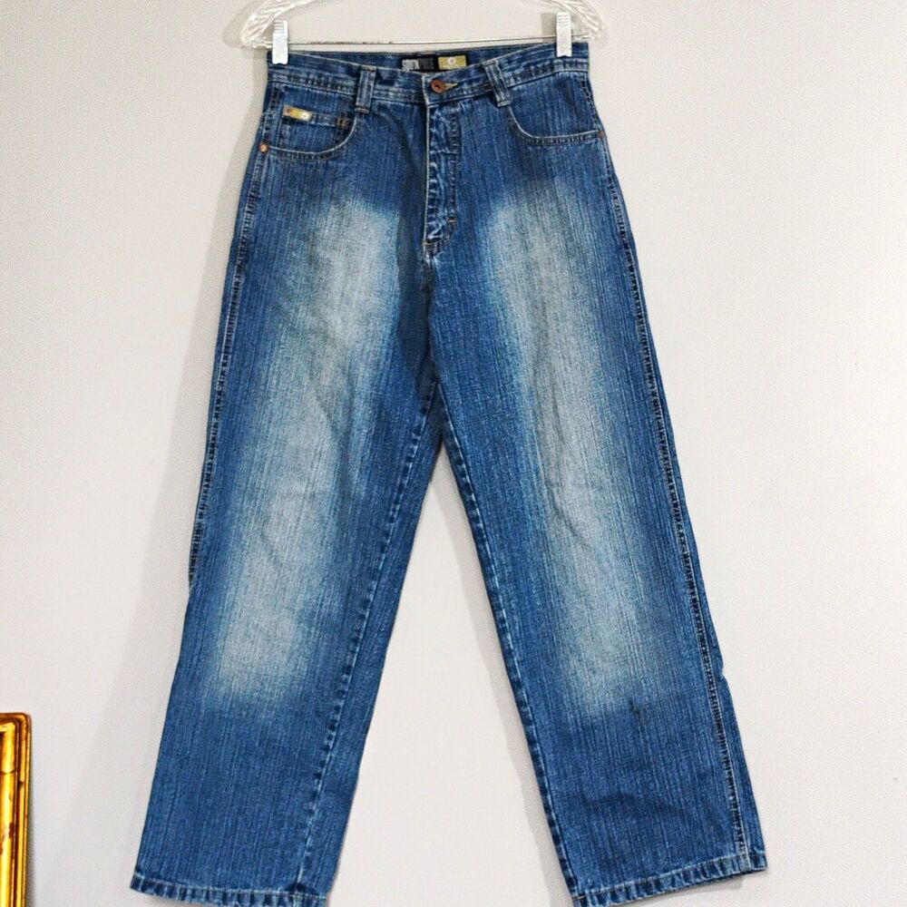 Y2K Southpole Boys Wide Leg  Denim Jeans Skater Streetwear Size 16